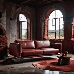 Кожаный диван Carmine