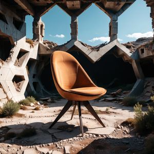 Дизайнерский стул #2f2e86